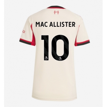 Billige Fotballdrakt Liverpool Alexis Mac Allister #10 Replika Bortedrakt Dame 2025-26 Kortermet